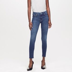 MOTHER Women's Skinny Jeans in Blue